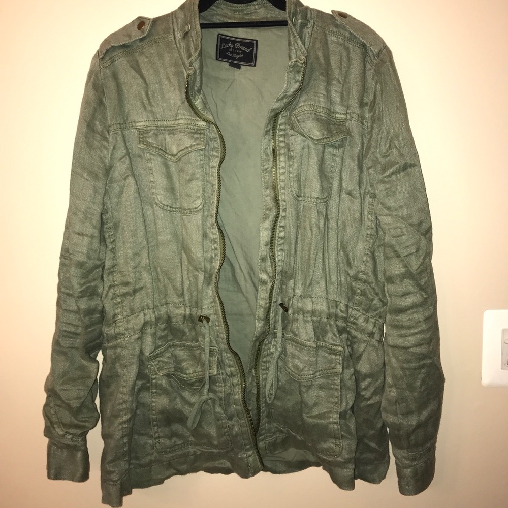 Army green Lucky Brand jacket